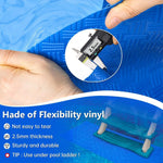 tapis antidérapant bleu piscine intérieur texturé imperméableextérieur sécurité maison cuisine salle bain