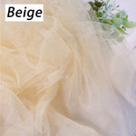 tulle fin bleu clair rose noir gaze blanche élégant délicat translucide bricolage robe coiffure