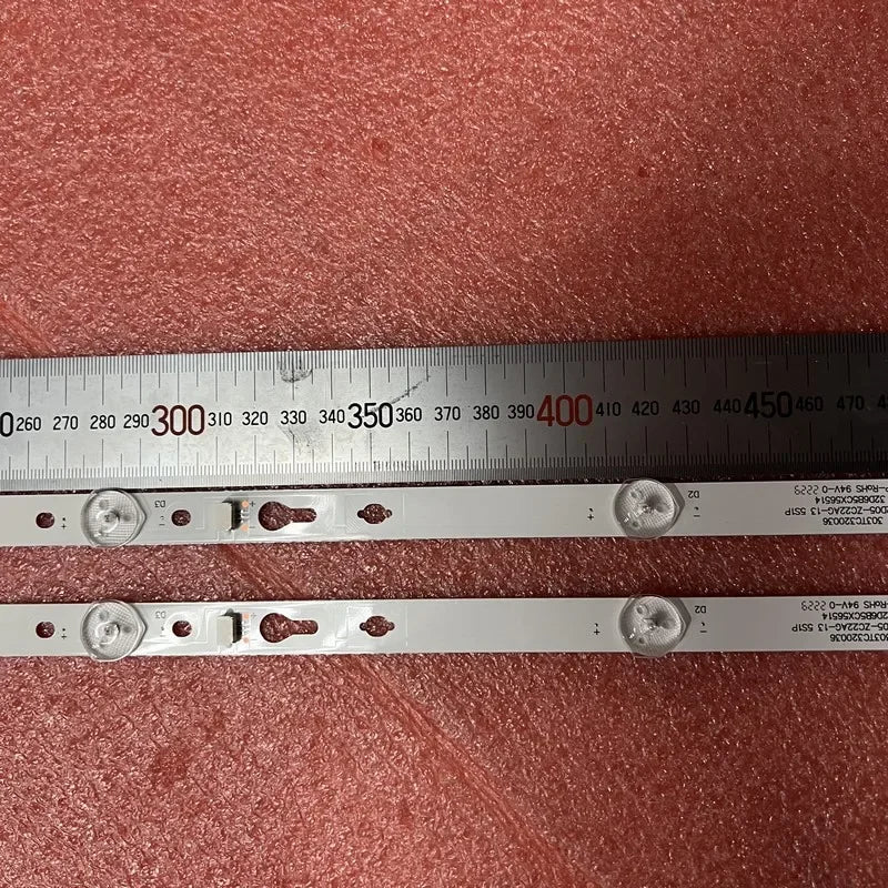 bande lumineuse led argentée moderne 400mm 200mm 500mm 10pcs télévision