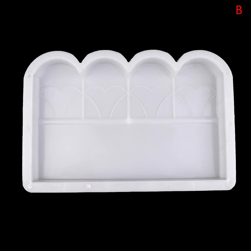 moules plastique blanc hexagonaux arcs decoration jardin creation artisanale résine bricolage