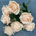 décoration intérieure bouquet roses artificielles modernes élégantes anniversaire mariage festivesOpaque roses bouquet decoration interior