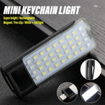 lampe poche mini led rechargeable porte clé compact éclairage multiple matériau étanche led grid