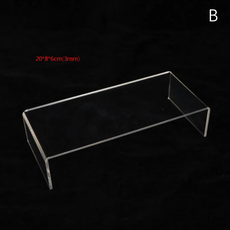 étagères transparentes modernes supports racks stockage protection film transparentes