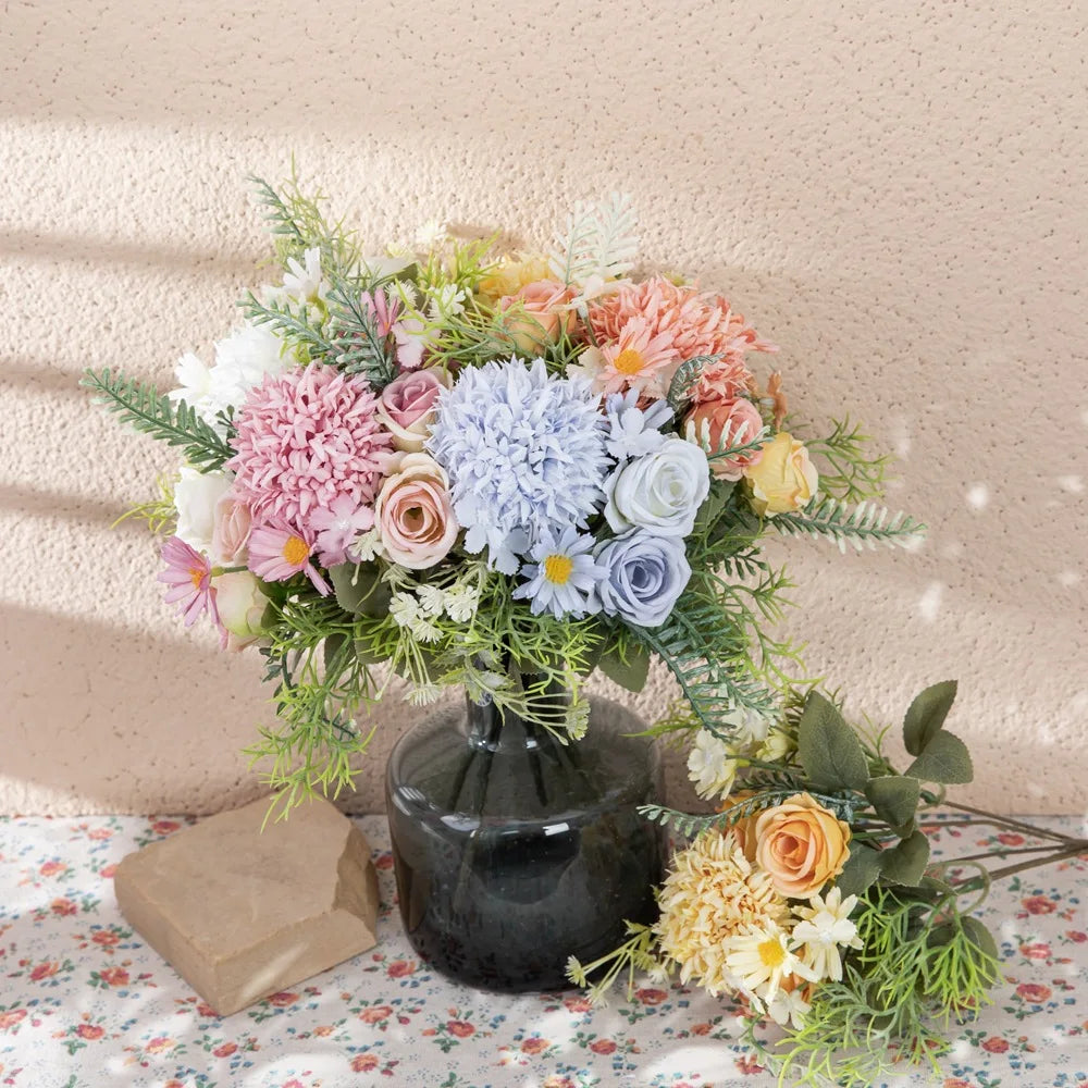 bouquet fleurs artificielles moderne intérieur décoration mariage anniversaire baby shower.setVerticalAlignment( 4131)