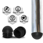 protège tiges adhésifs plastique noir sphérique moderne antiderapant feutre sol protection pièces