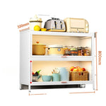 rangement modular meuble blanc imperméable multiple paniers cuisine roulettes moderne anti poussière