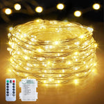 guirlande lumineuse led blanc chaud telecommande decoration noel mariage interieur
