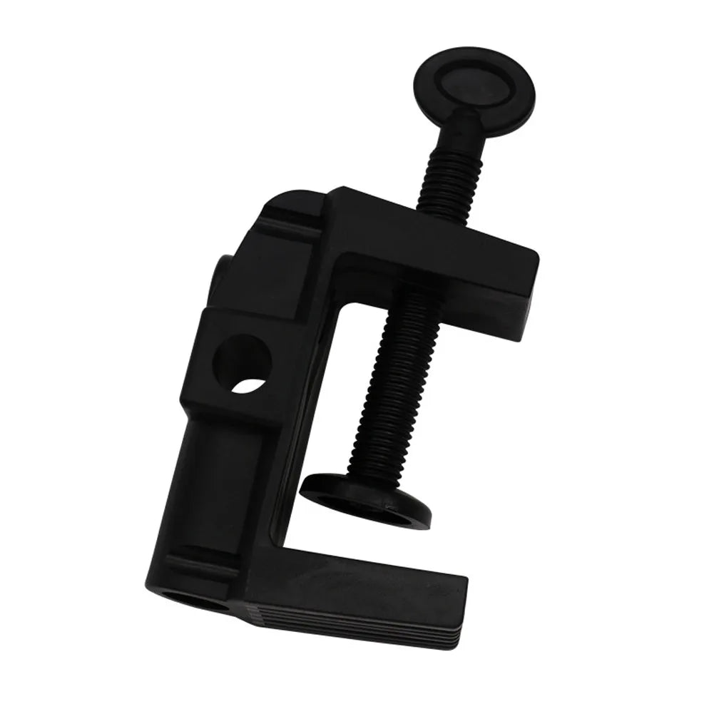 pinces support vissage noir texturé mat accessoire montage flash photo micro lampe