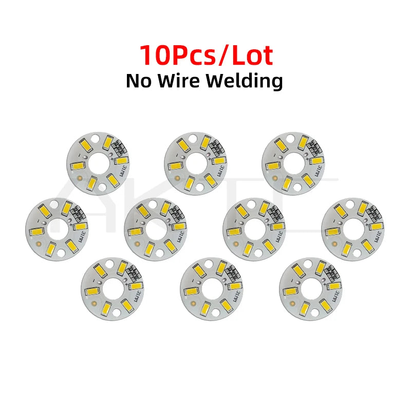 plaque led 5v 3w smd5730 blanc rouge bleu jaune vert violet moderne technologique substract