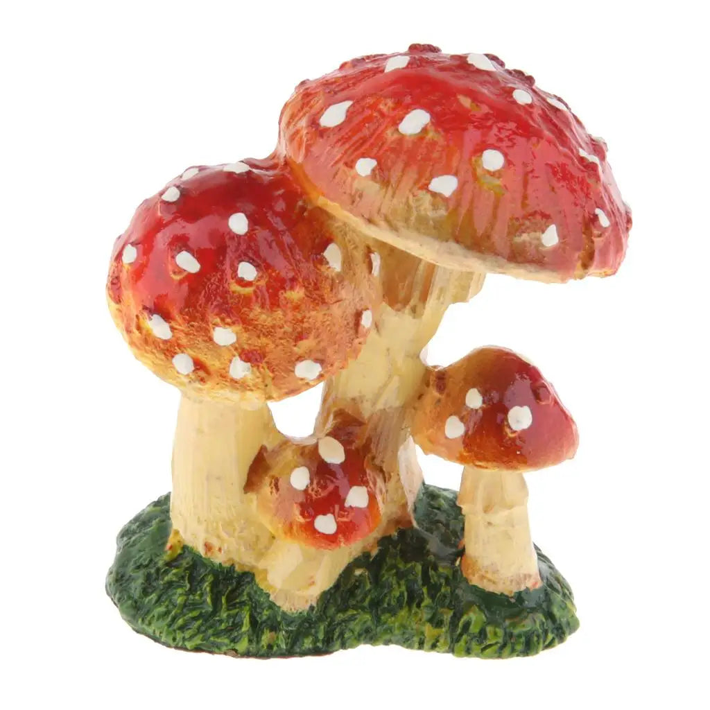 ornements jardin champignons décorations maison table sculptures pelouse extérieures figurines résine miniatures
