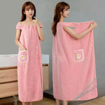 serviette bain femme polyester coton rapide absorbant rose vert violet bleu motifs fleurs poche