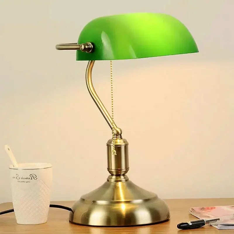 lampe classique vert bronze interrupteur bouton câble euro us uk