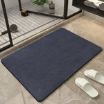 tapis bain noir moderne résistant rides absorbant l'eau antidérapant extérieur 40x60cm 50x60cm 30x60cm 80x90cm