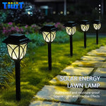 lumière solaire led moderne jardin pelouse noire ip65 abaque fixe panneau solaireaccumulateur