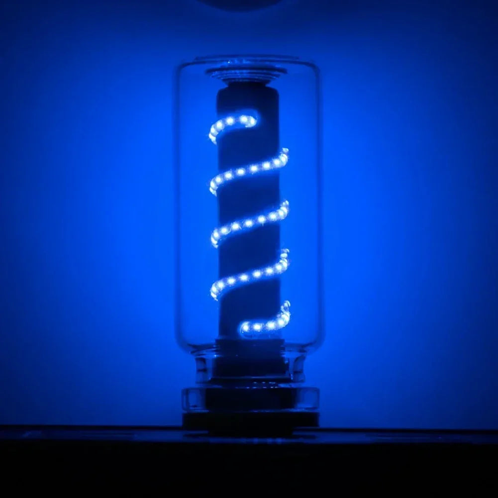 lampe led spirale flexible transparente moderne multiple couleurs usb rechargeable minimaliste chambre camping