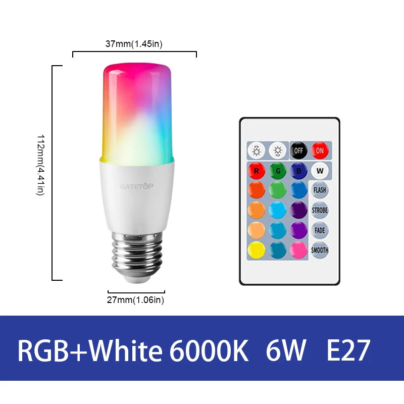 ampoule led rgb sphérique culot e27 telecommande decoration interieure salon moderne