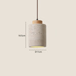 lampe suspendue pierre naturelle texture bois moderne élégante câble ajustable chambre salon étude