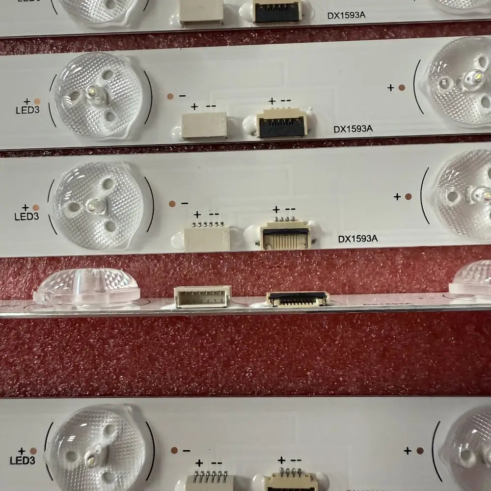 bande led blanc ronde translucent moderne sans fixation connecteurs 557.2mm