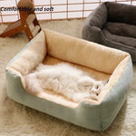 lit animaux velours doux gris beige rose confortable tamaño grande mediums pequeño