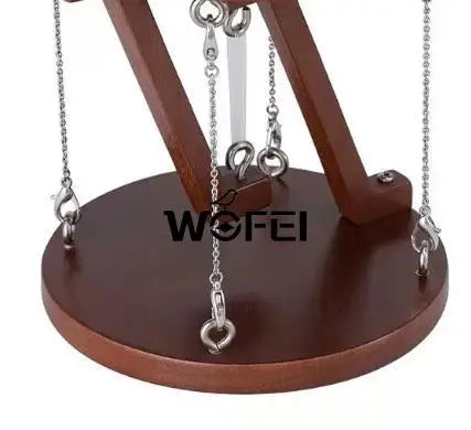 support suspendu bois moderne bouteille transparente tasse figurine décoration minimalisteSuspensionObjetsDécoratifs