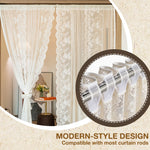 ruban plis blanc semi transparent moderne adhésif 10m pré coupé pré arrimé decoration intérieure