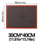 tapis cuisson silicone antiadhésif rose noir moderne cuisine pâtisserie environnement