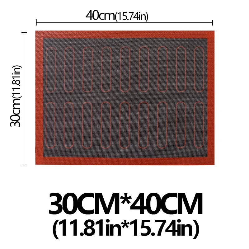 tapis cuisson silicone antiadhésif rose noir moderne cuisine pâtisserie environnement