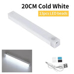 lampe led rechargeable aimantée détecteur mouvement 10cm 20cm 30cm 50cm moderne minimaliste