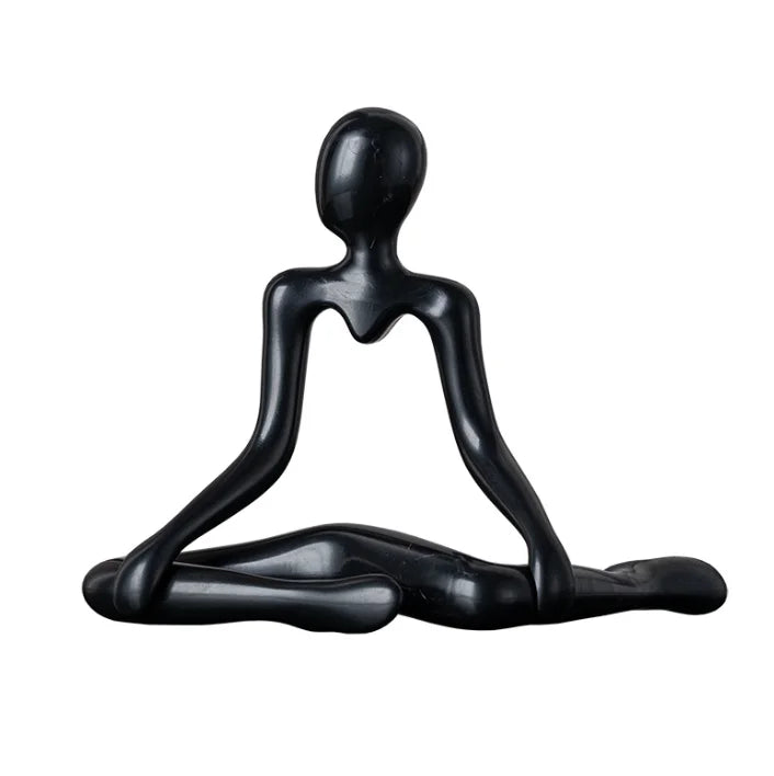 décoration moderne figurines humaines blanc noir stylisées minimaliste abstrait chambre