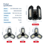 lampe led pliable e27 noir grille hexagonale moderne ac 110v 220v 40w 60w 80w