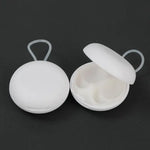 boîte rangement bouchons oreilles noir blanc compact annuel suspension bijoux accessoires rond matériau