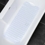 tapis douche antidérapant noir blanc texturé trous vidange machine wash moderne minimaliste