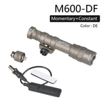 lampe torche tactique led noir texturée clip picatinny rechargeable chasse airsoft moderne