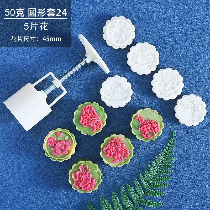 moule biscuits blanc moderne motifs floraux pièces respectueux environnement opaques