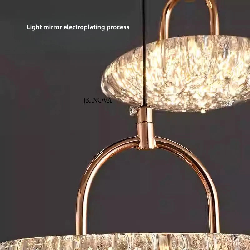 Lampe suspendue avec cordon pendentif en installation autonome