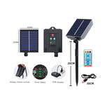 Télécommande de la guirlande solaire pour contrôle à distance