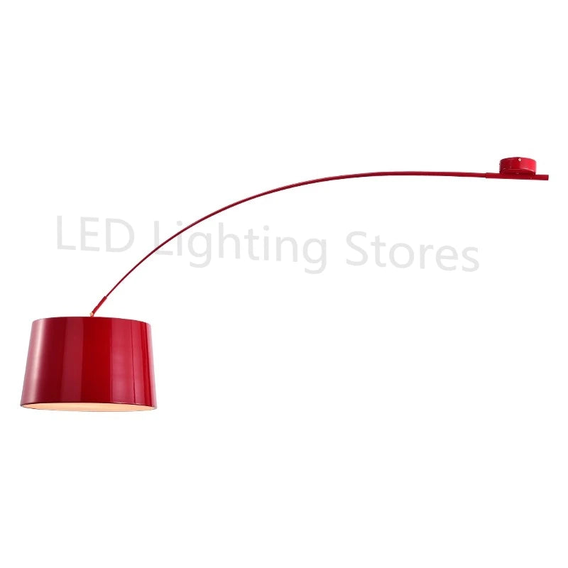 lampe moderne noir jaune blanc rouge fixation murale éclairage led chambre salon contemporain