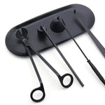 outils précision ciseaux pinces fine épaisseur variable acier inoxydable moderne noir motifs discrets poignées