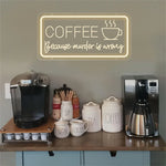 enseigne lumineuse led coffe because murder is wrong usb rose noire geometrique transparent néon