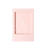 cadre photo moderne minimaliste couleur jaune noir vert blanc bleu rose violet support triangulaire