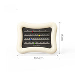 calendrier mural moderne colorées mois jours adhésif opaque plastique noir beige