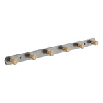 porte sacs mural moderne fixations vis texture bois naturel blanc minimaliste