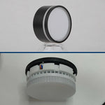 Downlight led moderne noir blanc surface flux lumineux 249 2000 vissant aluminium
