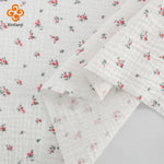tissu coton fleurs roses légères bricolage serviettes enfants doux classique opaques