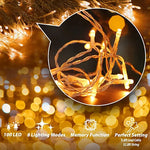 Guirlande lumineuse extérieure 50m blanc froid