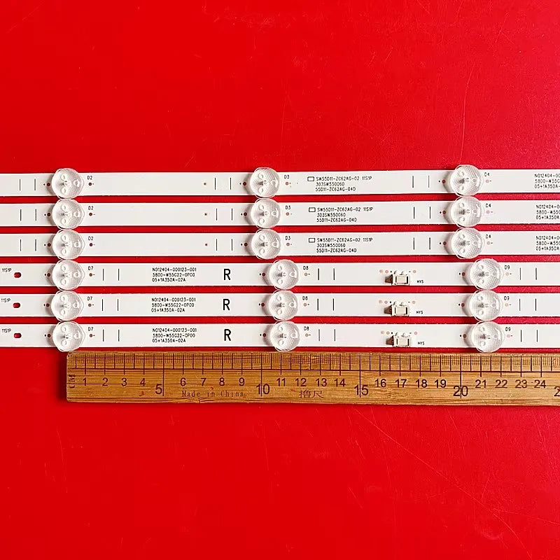 ruban led blanc moderne réutilisable aluminium fixe éclairage tv led backlight strip