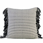 housse coussin motif floral moderne beige noir maison hospitalière respectueux environnement non toxique polyester