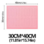 tapis cuisson silicone antiadhésif rose noir moderne cuisine pâtisserie environnement