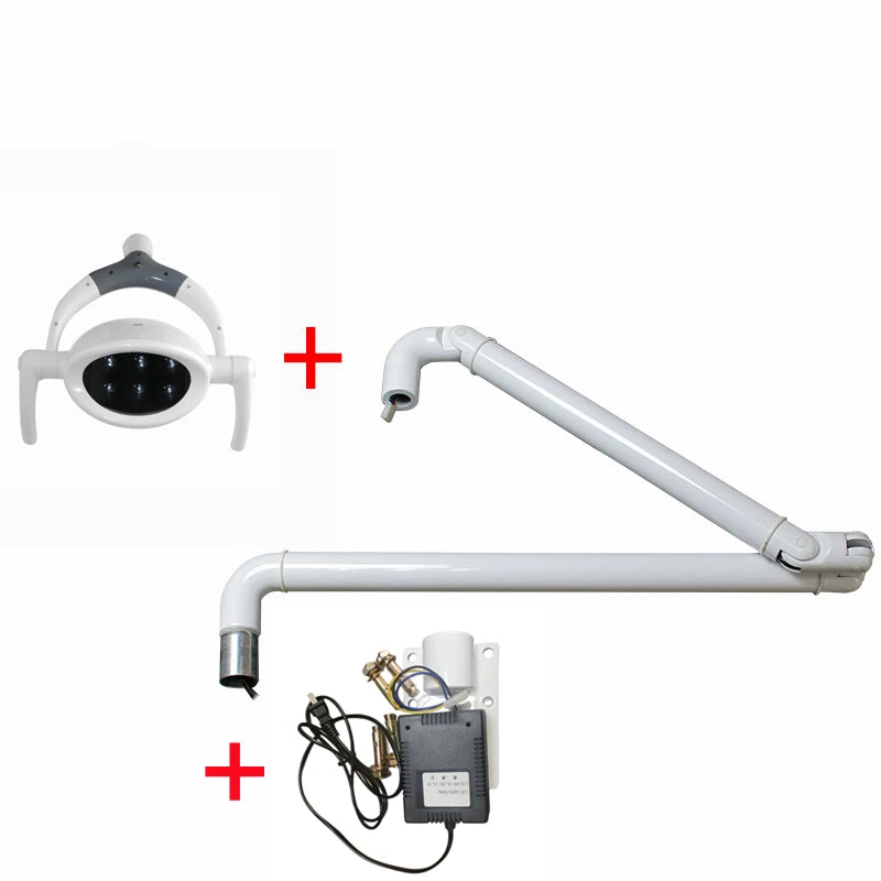 lampe moderne blanc fixée tringle corps base métal