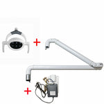 lampe moderne blanc fixée tringle corps base métal